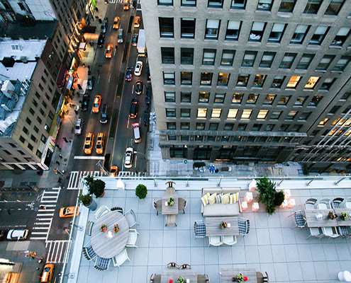 Mondrian Terrace View