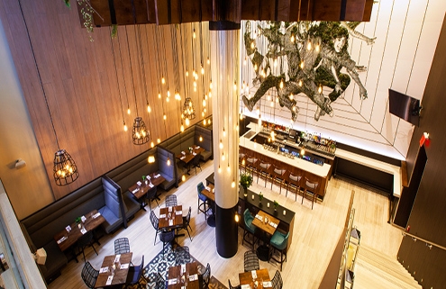 Dining room at The Wilson