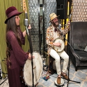 Band playing at Kentucky Derby party