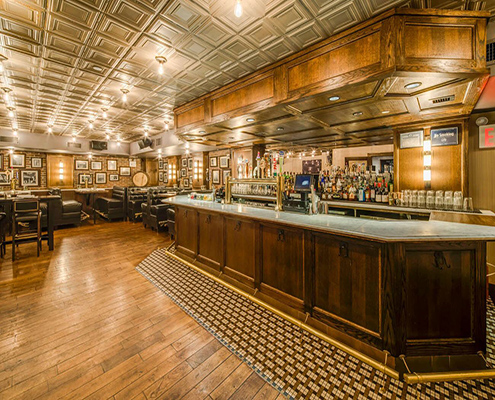 The barrel room at Park Avenue Tavern