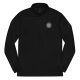 adidas quarter zip pullover black front ba jpg