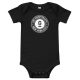 baby short sleeve one piece black front ae jpg