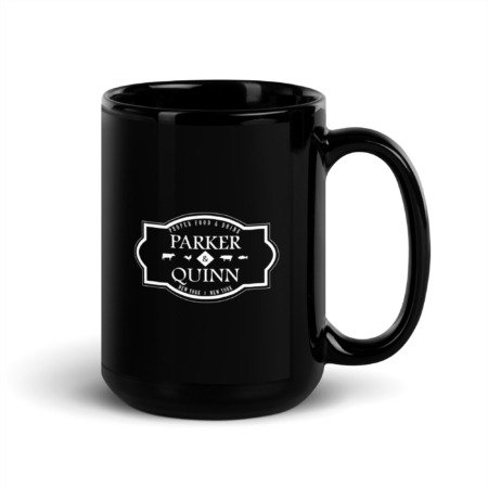 black glossy mug black oz handle on right bffec jpg