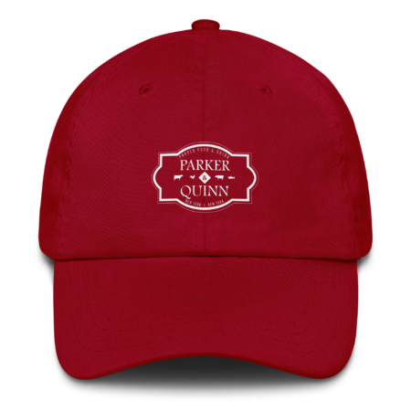 classic dad hat cranberry front dfe jpg