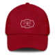 classic dad hat cranberry front dfe jpg