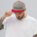 classic snapback heather grey red front cecc jpg