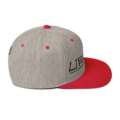 classic snapback heather grey red right side cecdc jpg