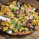 Corn flatbread at Refinery Rooftop