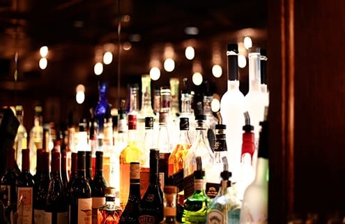 Lit up bar | Park Avenue Tavern