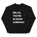 unisex crew neck sweatshirt black back ff jpg