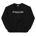 unisex crew neck sweatshirt black front df jpg