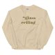 unisex crew neck sweatshirt sand front af jpg