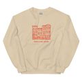 unisex crew neck sweatshirt sand front defead jpg